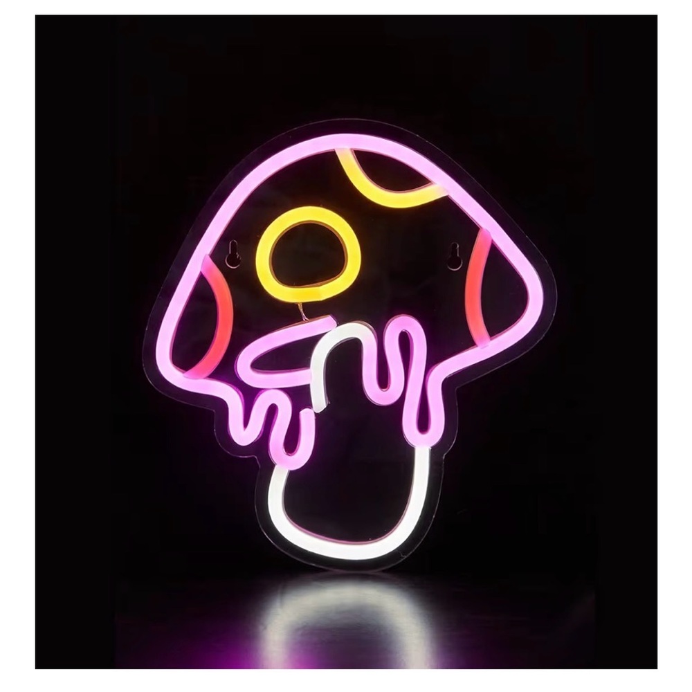 Colorful  Neon mushroom neon  Light